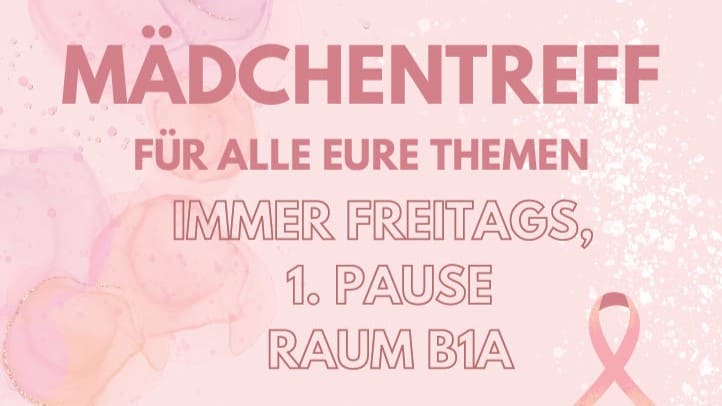 Neu: Mädchentreff am Freitag