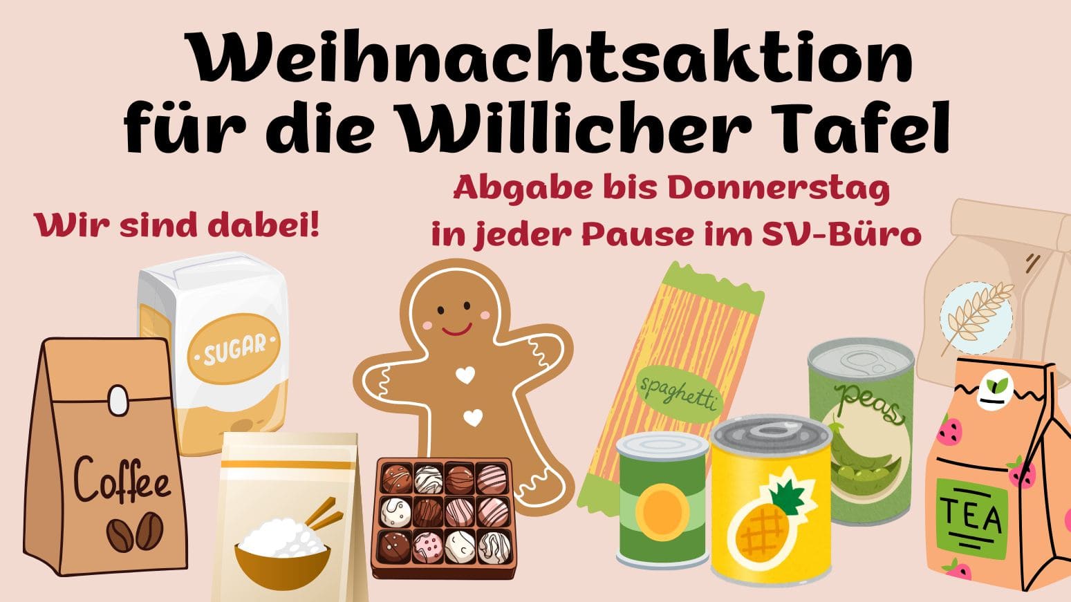 Weihnachtsaktion Willicher Tafel