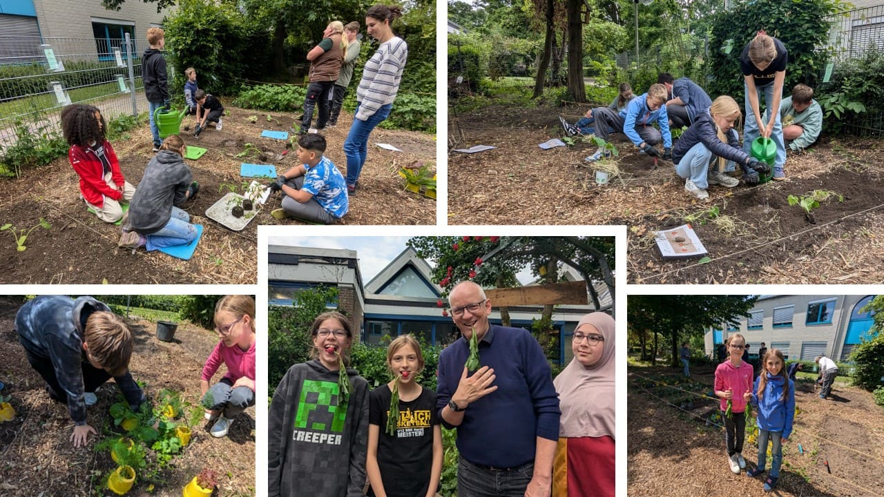 2.Pflanzaktion im Garten 2.Pflanzaktion im Garten