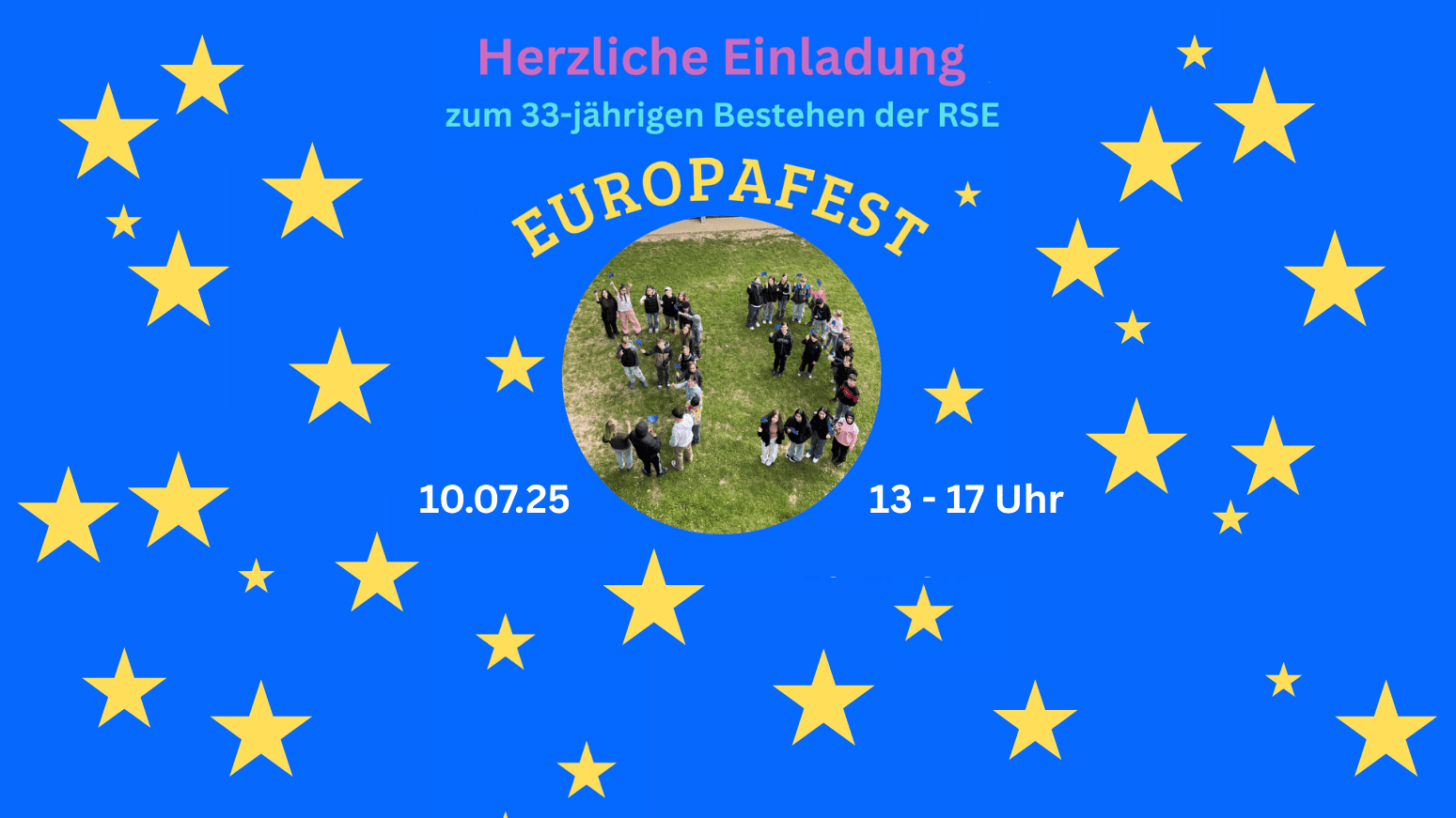 Einladung zum Schul- und Europafest