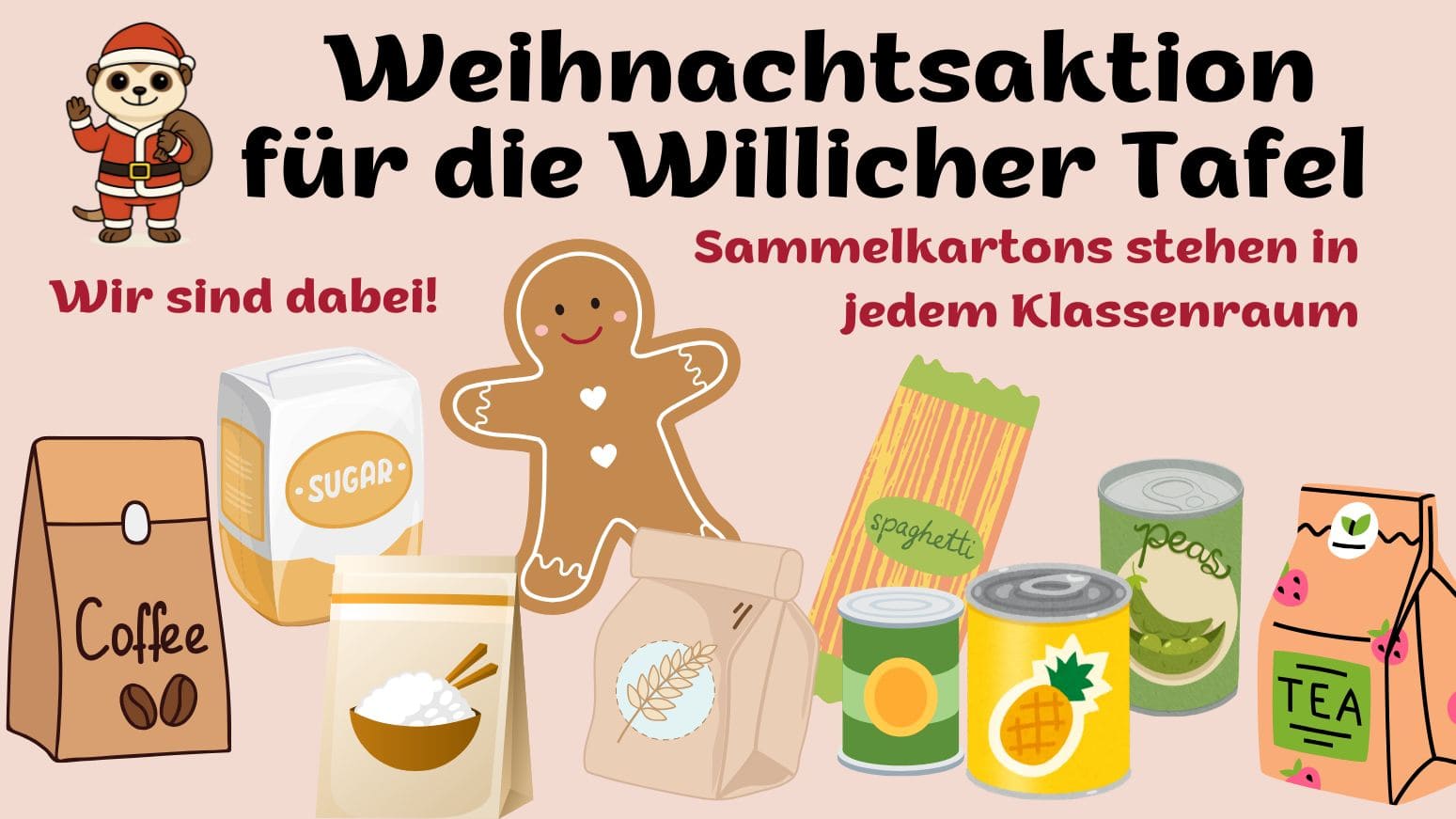 Weihnachtspäckchen-Aktion für die Willicher Tafel