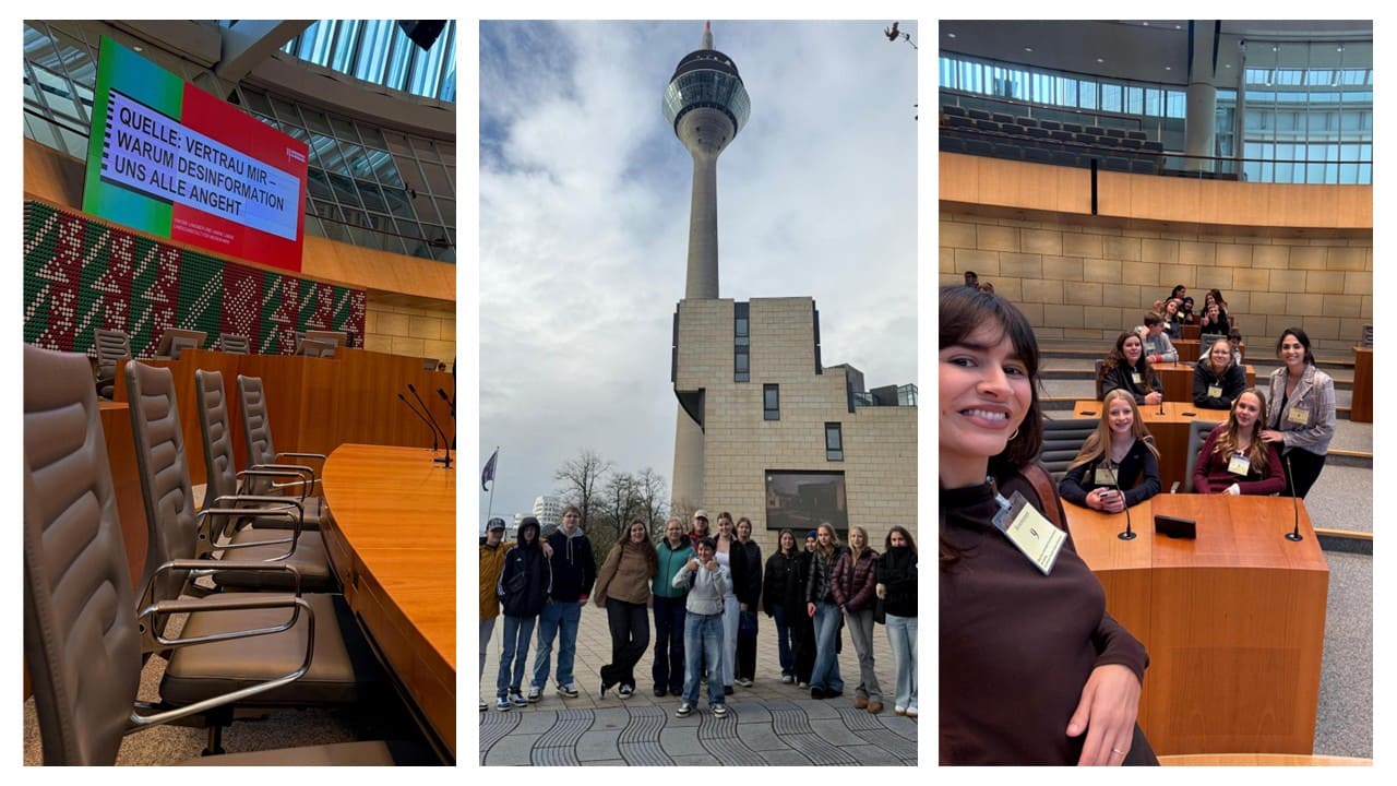 Medienscouts im Landtag in Düsseldorf