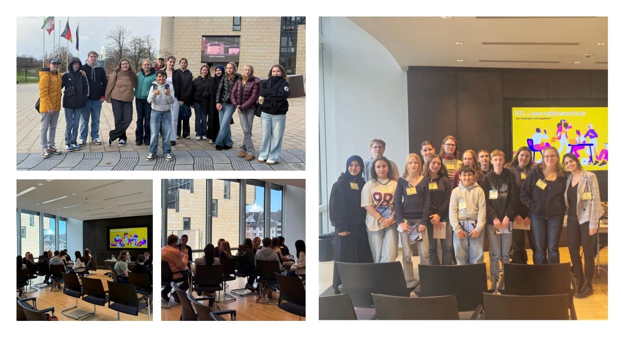 Medienscouts im Landtag in Düsseldorf