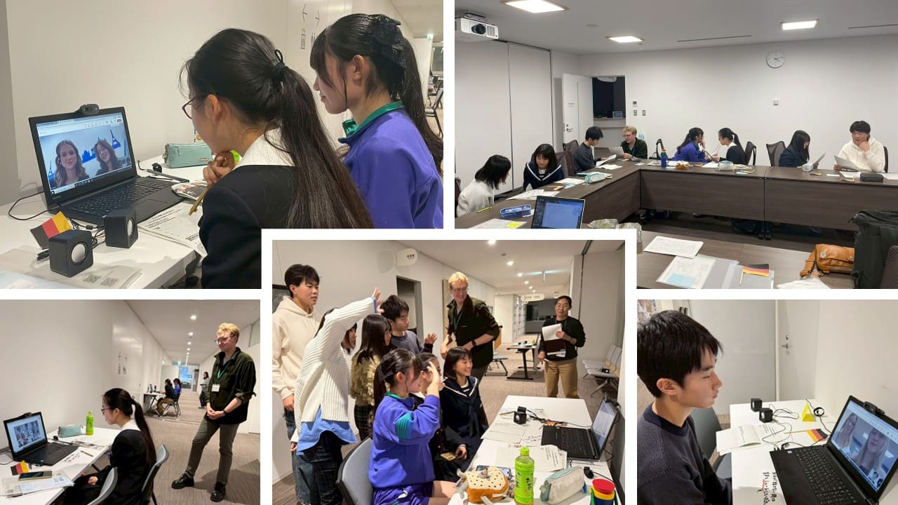 Videokonferenz mit Japan