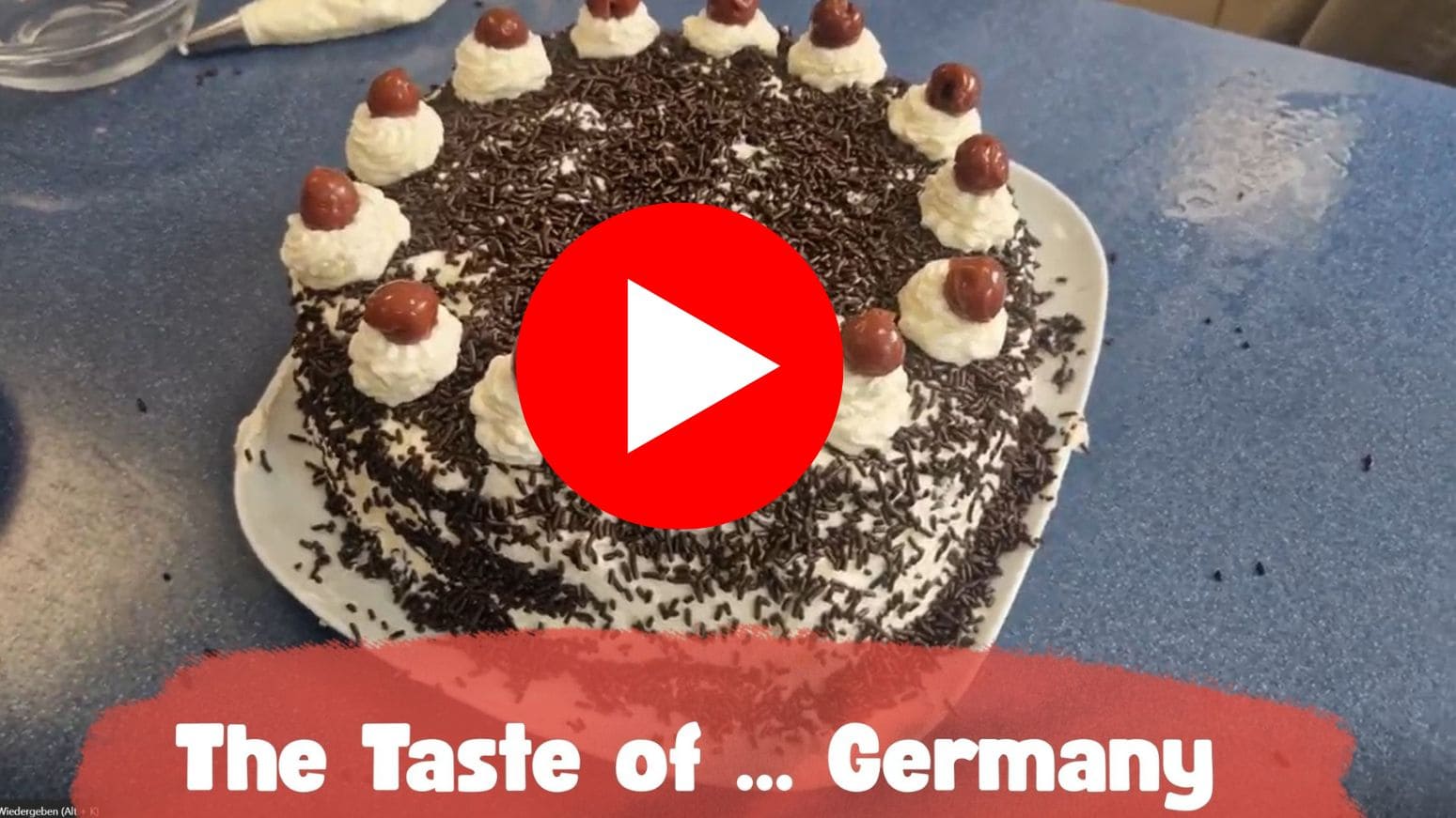 The Taste of Germany Play Button The Taste of Germany Play Button