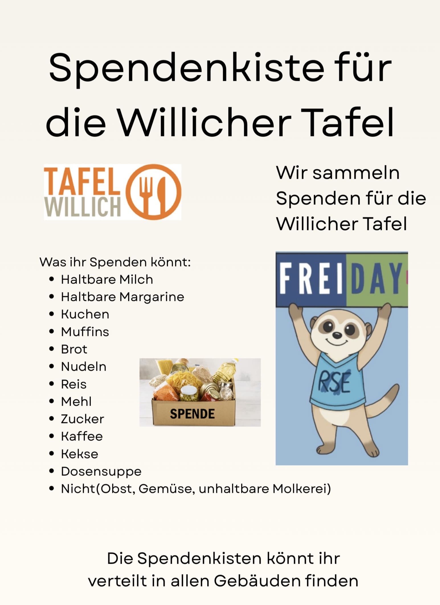 Frei Day: Willicher Tafel