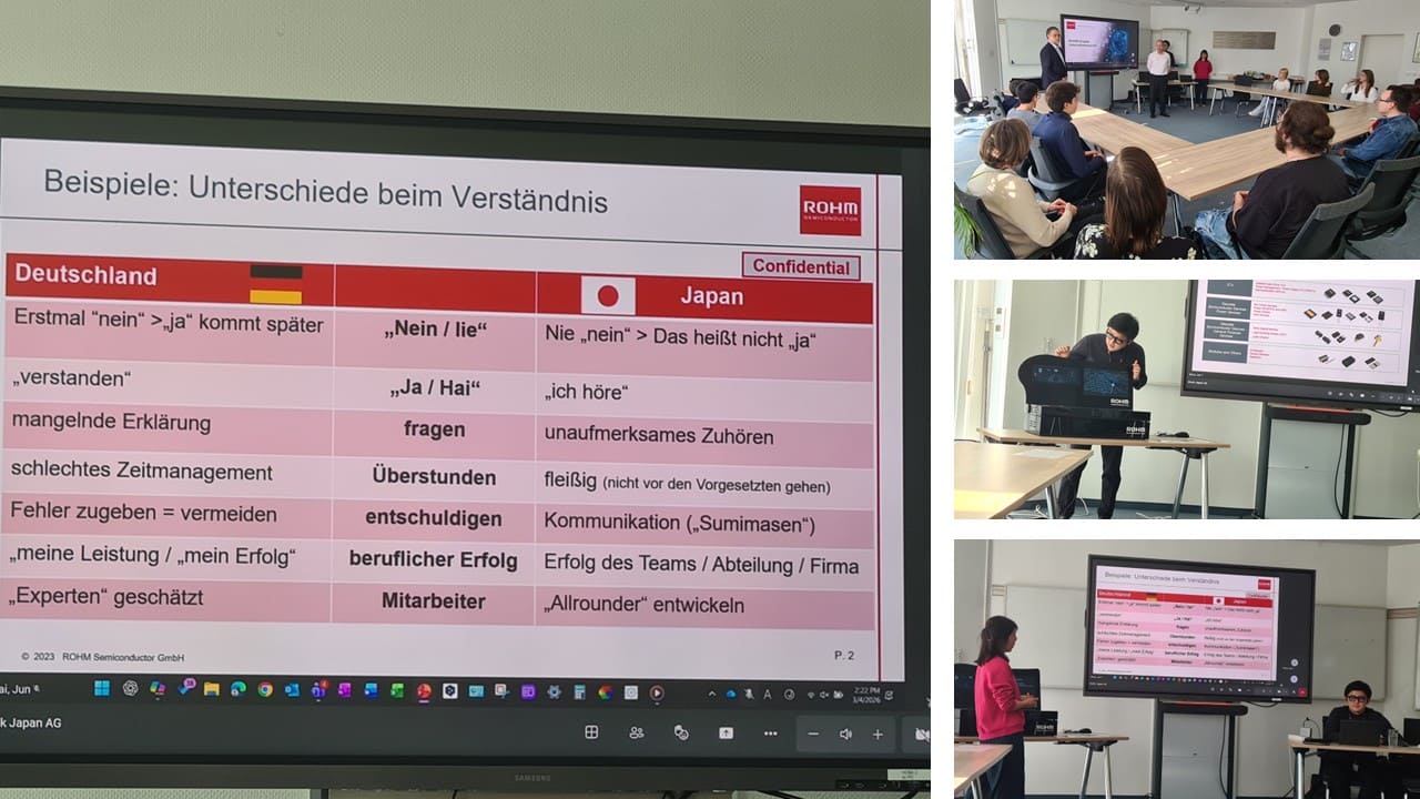 Besuch bei der Firma Rohm