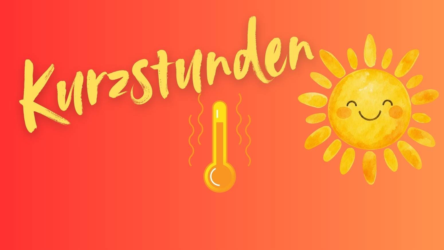 Mittwoch bis Freitag: Kurzstunden