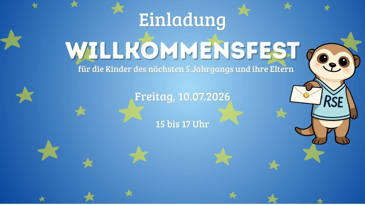 Einladung zum Willkommensfest