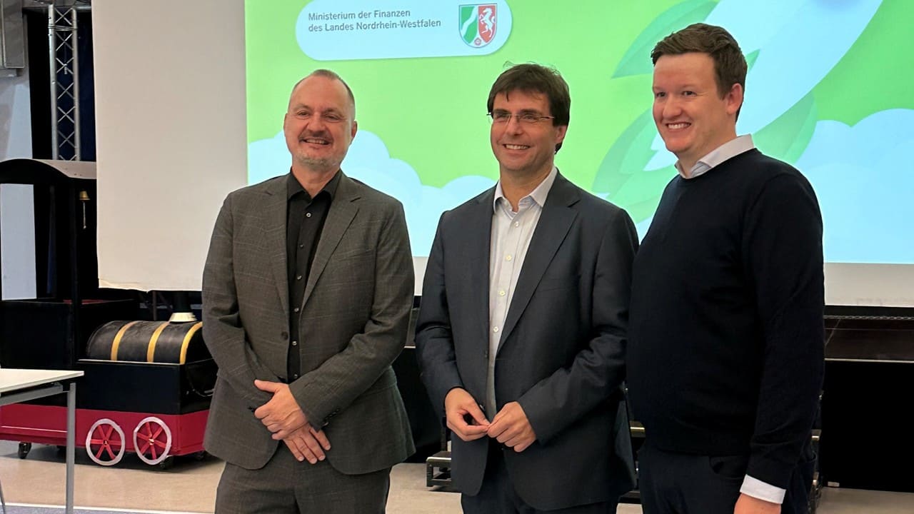 Zukunftstag an der RSE: Finanzminister Dr. Marcus Optendrenk zu Gast